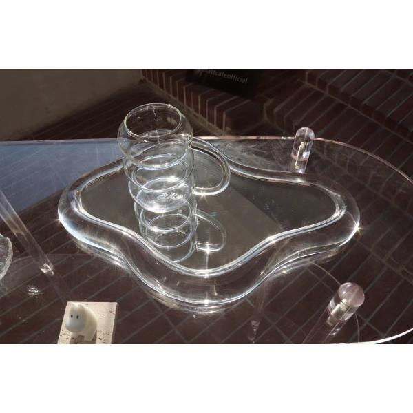 Lighted Acrylic Wall Mounted Magnifying Mirror For Bathroom Vanity