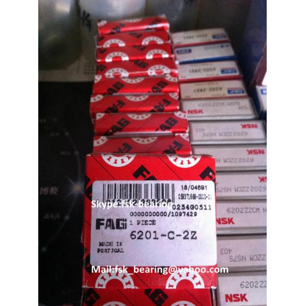 Double Side Steel Shields FAG 6201ZZ China FAG Bearings