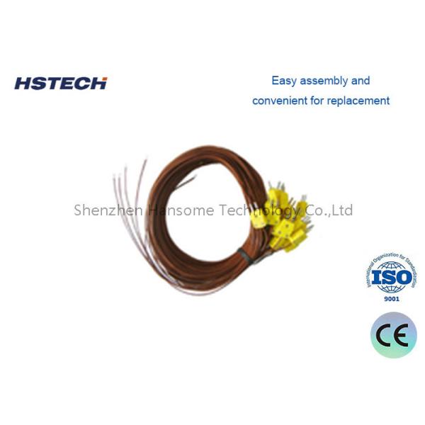 Thermocouple with Connector, 0-1000°C Use Temp, WRM N, Ceramic/Plastic