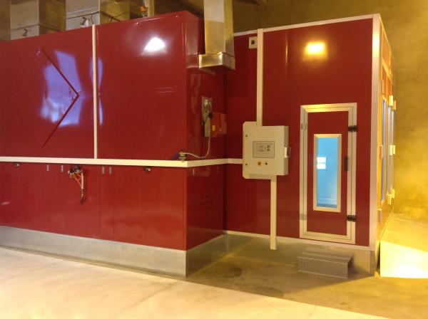 Truck Vehicle Spray Booth Custom Cabinet Paint Booth Automotive With Heat Recovery