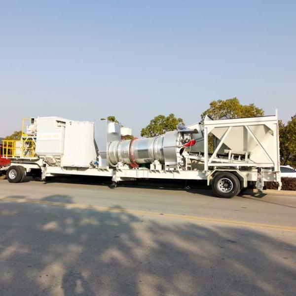 Asphalt Drum Mixers contínuo estacionário 40tph Mini Mobile Asphalt Mixing Plant