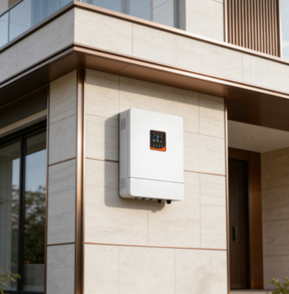 RS485 8kW Solar Inverter Single Phase 99.9% MPPT Tracking Efficiency