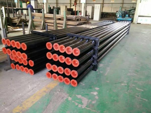 Well Drill Oil Hardened Drill Rod Friction Welding Durable Black Yellow Color