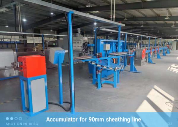 8KVA Horizontal Cable Accumulator Fiber Optic Cable Machine For Sheathing Line