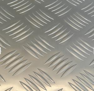 le plat en aluminium 3003 de bande de roulement de 3mm film lisse de PVC 5083