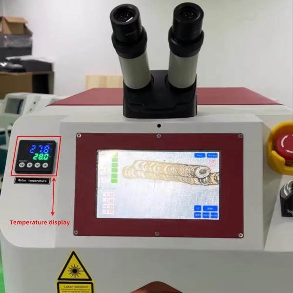 Mini Jewelry Laser Welding Machine 100W for Gold Silver Earrings Yag Welding 510*295*395mm