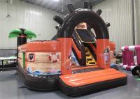 el jugar inflable de los niños del tobogán acuático del barco pirata de la lona del PVC de 0.5m m