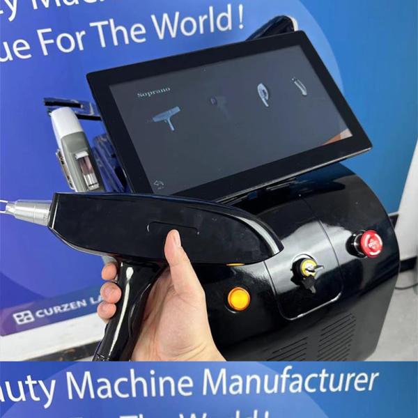 E - Light Triple Wavelength Diode Laser Hair Removal 4 In 1 Ipl Opt Diode Rf Nd Yag