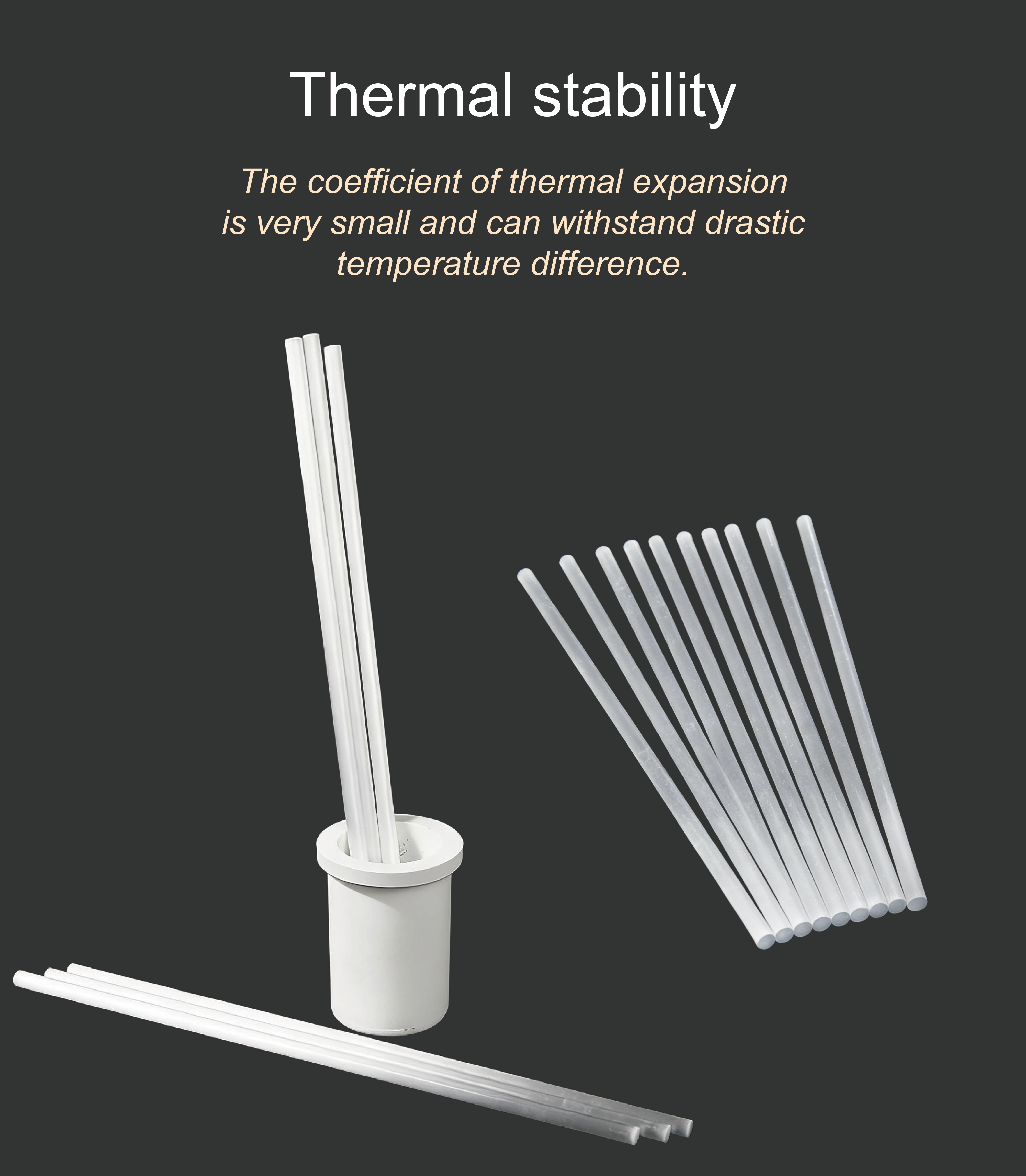 Milky Quartz Stirring Rod