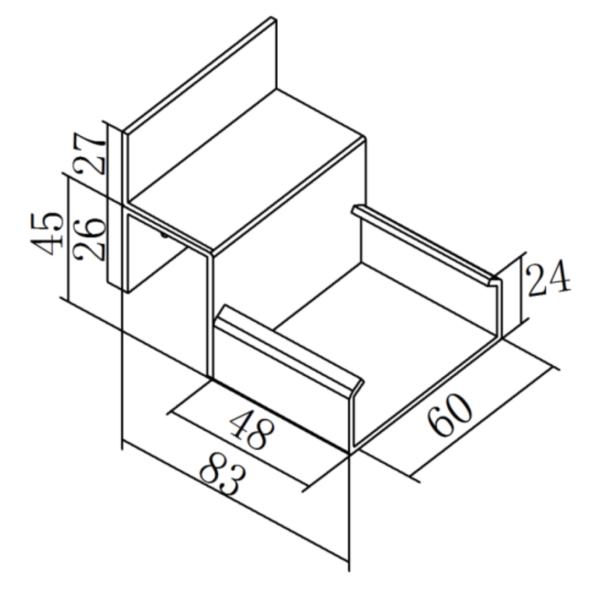 sliding Placon Roller Type 60 High Bearing Capacity With Retain Edge