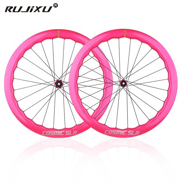 5054mm Bicycle Wheel Sets 700c T700 Rim Disc Brake UD Matte Finishing