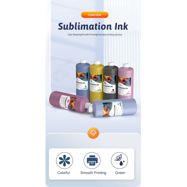 FCOLOR Wholesale Best Qualtity Fabric Heat Transfer Water Based Ink Dye Sublimation Inkfor 7700 7900 7908 9700 9900 Printer
