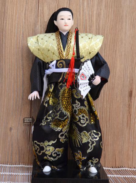 Japanese Samurai Doll, oriental doll