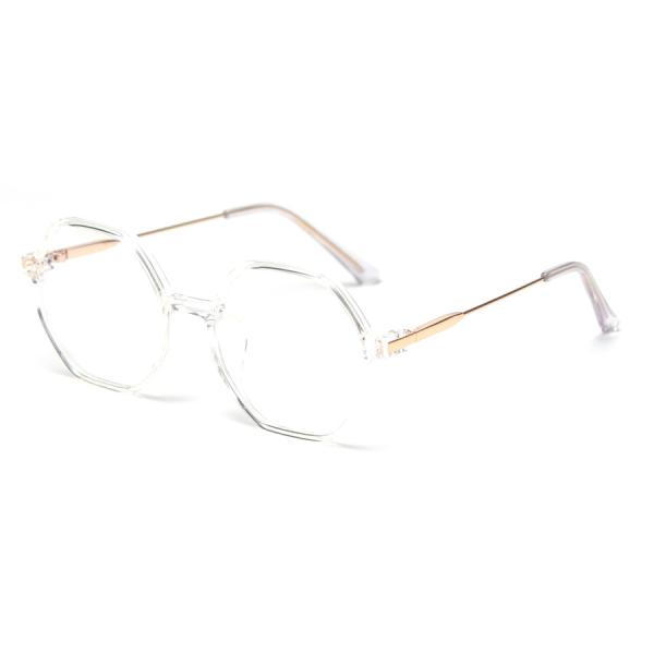 Retro Polygonal Anti Blue Light Glasses Men Women Fashion Optical Computer