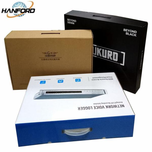 Подарочная коробка Eco рифленого картона дружелюбная упаковывая пылезащитную портативную машинку