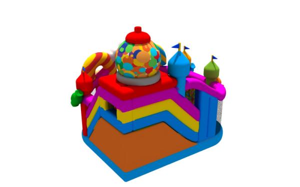 Manufacturer Inflatable Combos Happy Easter Candy Inflatable Bounce House Castle