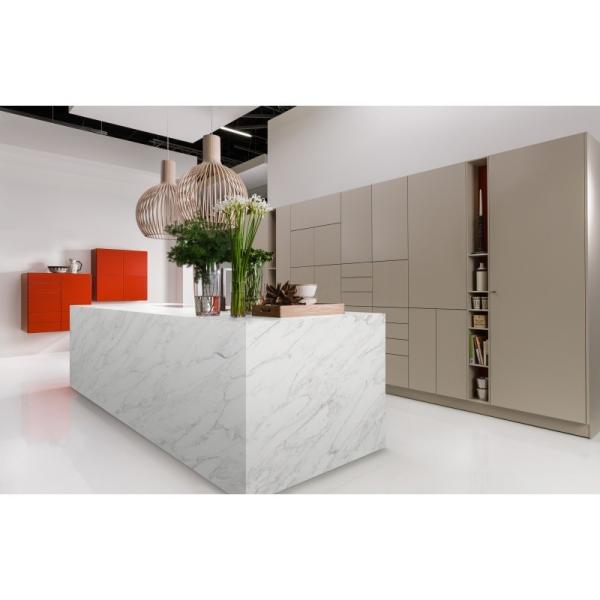 OLK7102 - 2/3 см Кварцевая поверхность Белый счетчик верхний современный минимал