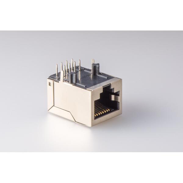 Full Shield Female POE RJ45 Jack Single part 10 / 100 Base-T Fast Jack CCTV