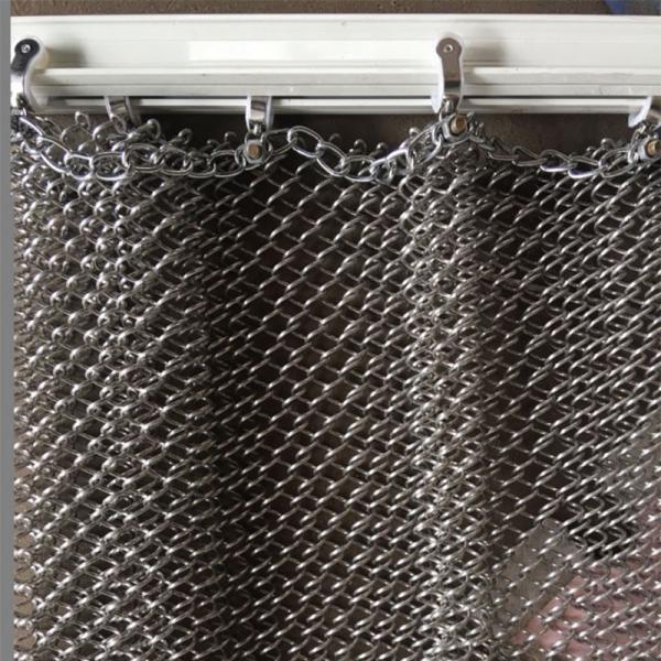 Painting Aluminum Hanging Metal Coil Drapery / Curtain Product 1.5mm