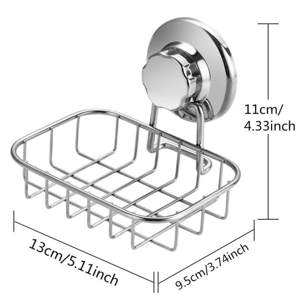 Household Bathroom Hardware Accessories Suction Cup Bar Soap Holder