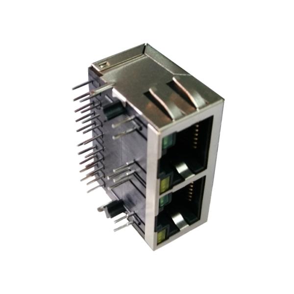 СИД Платы-Вниз локальных сетей гигабита двойного порта Multi-порта RJ45 RB2-1652AK1A Rj45 1x2