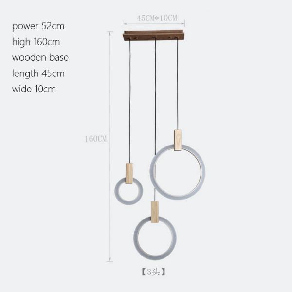 Необыкновенный акриловый современный шкентель освещает абажур круга для крытого домашнего освещения