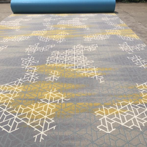 Hotel Custom Printed Carpet Roll with Medium Pile and Jute Backing