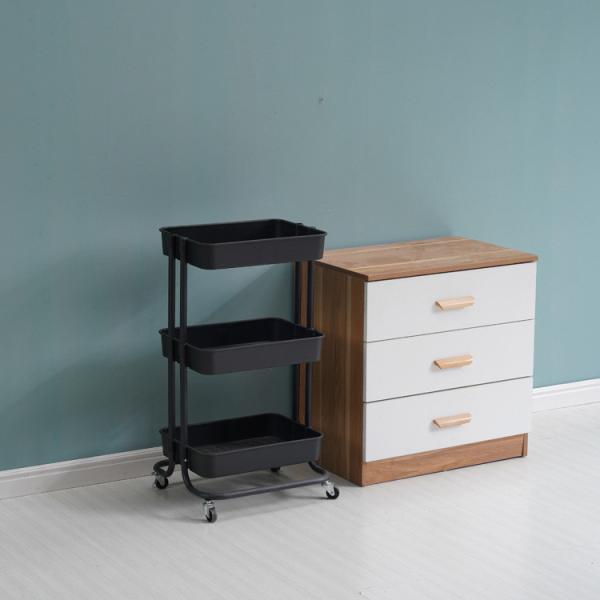 Вагонетка хранения яруса тележки 3 организатора завальцовки ISO на колесах