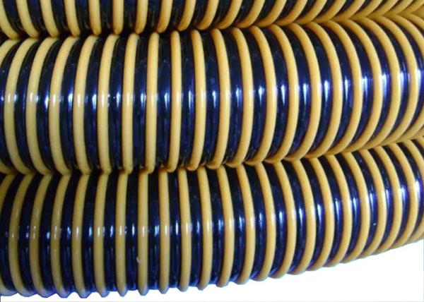 Flex PVC Suction Hose Sandblast Suction Discharge Vacuum Hose / Pipe