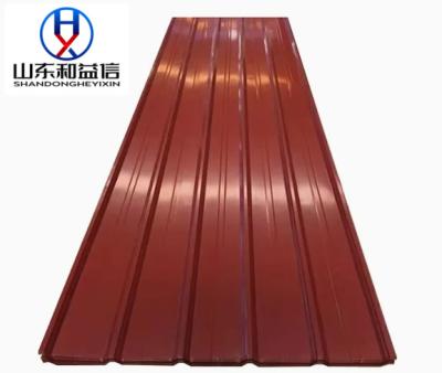 6m Galvanized PPGI Aluminum Corrugated Steel Roofing Sheet Zinc Color Metal
