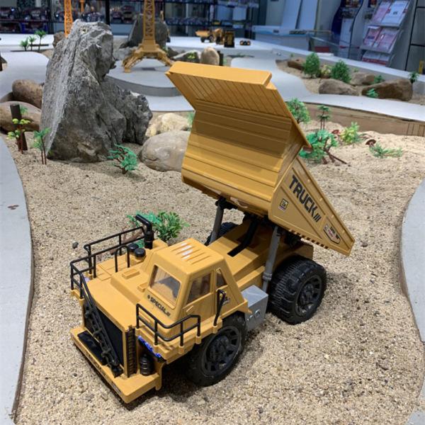 Remote-Controlled Dump Truck 1 8 Scale for Children's Toy Collection and Playtime