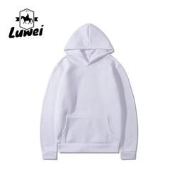 Pesos pesados Felpa Plain Sky Blue Hoodie Blusa de algodão orgânico Pull Over Capuzado Sweatshirt Homens Fleece Jogging