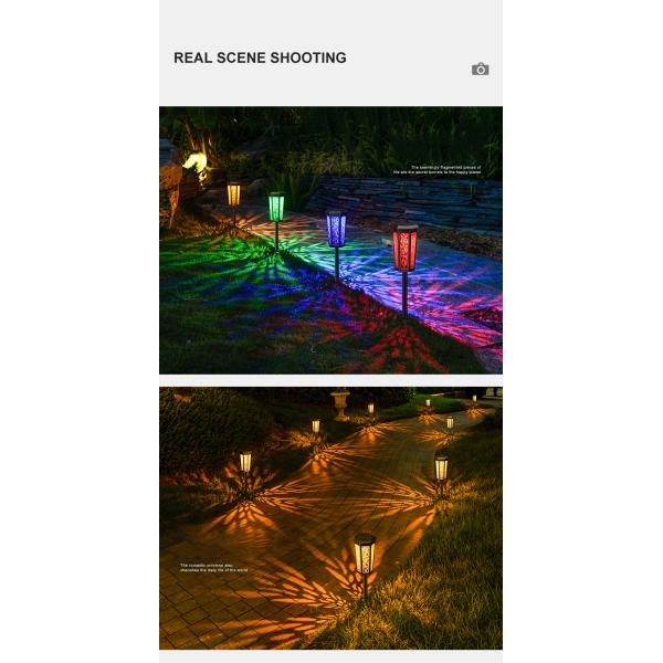 Auto On-Off Solar Powered Garden Decorative Lights IP65 for Walkway Illumination