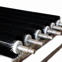 60 mm Nylon industriel cylindrique à brosse à nettoyer à rouleaux personnalisables