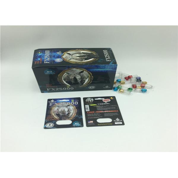 Подгонянные таблетки секса капсулы карты волдыря влияния черной мамбы 3Д упаковывая конструируют