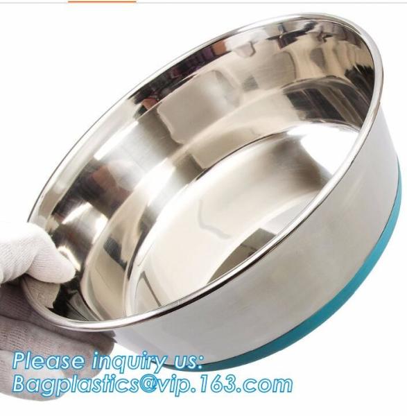 Lovely Personalized portable pet dog food water bowl ceramic plastic, Plastic pet bowl /PP pet dish for dog /food pail f