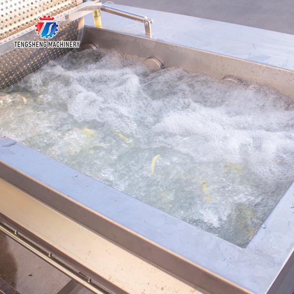 1000KG/H Vegetable cleaning equipment 304 stainless steel eddy current vegetable washing machine vibration drain machine