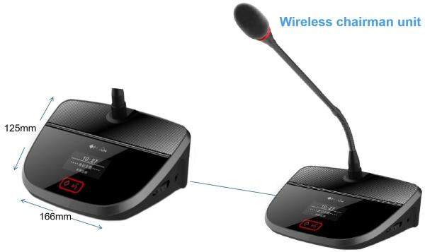 WiFi UHF Discussion Video Wireless Microphone Audio Digital Conference System