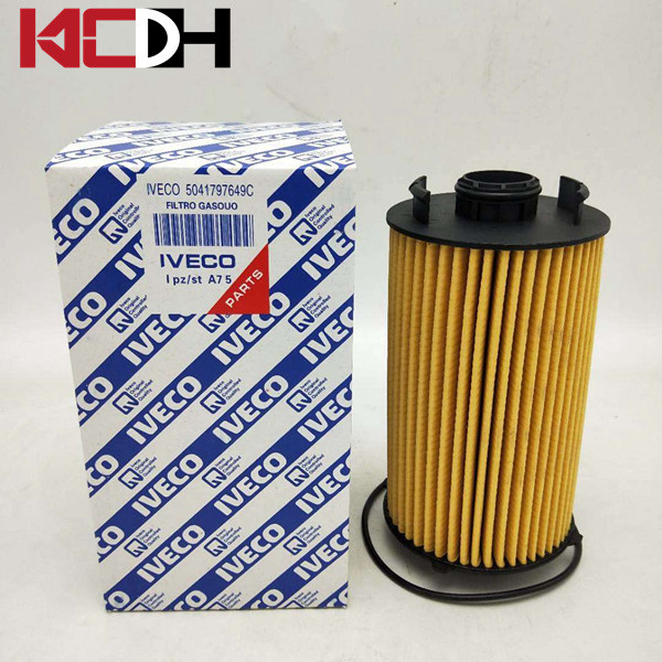 Элемент фильтра для масла 5041797649c запасных частей двигателя экскаватора