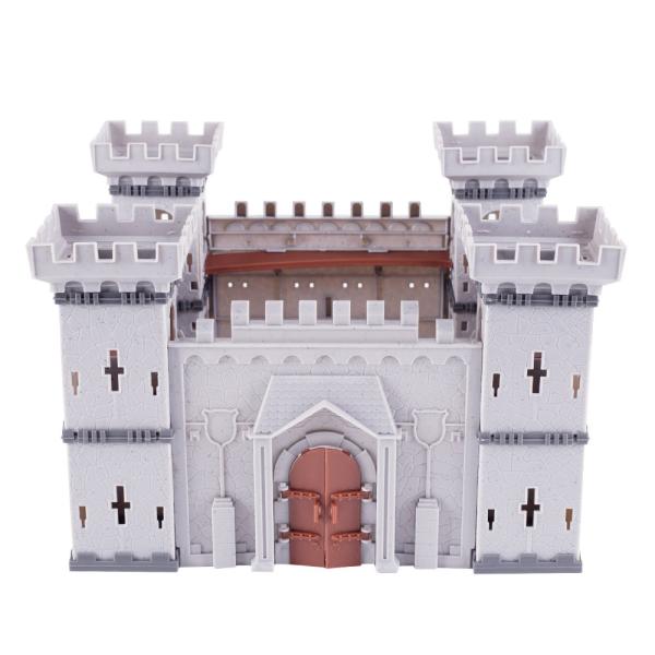 Military soldiers mini figure toys for kids wargame medieval knight's castle building block