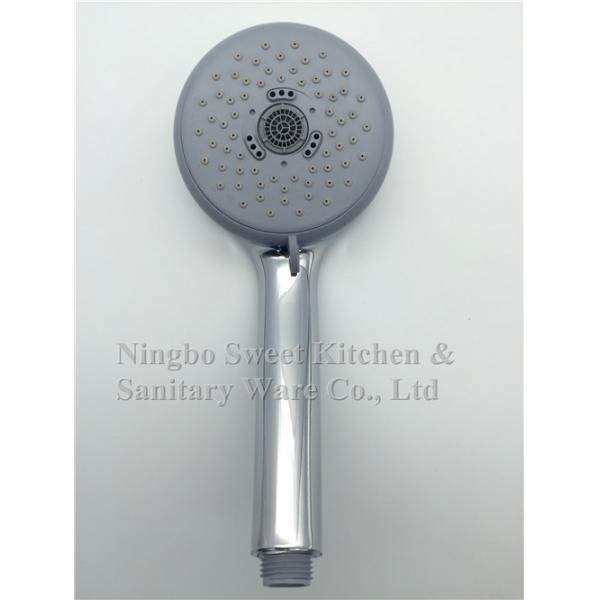hot sale ABS material chrome plating five functions shower head hand shower rain shower sanitary ware accessories