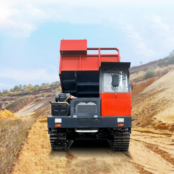 12 Ton Crawler Dumper Truck With Semi Tracked Design Weichai Jiaxin Engine And Guli 29 Model