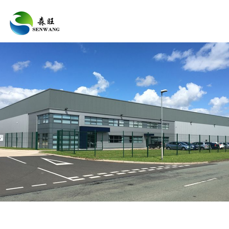 H Steel Frame Warehouse Wide Span Windproof Industrial Building