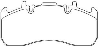WVA 29173/29203 Disc Brake Pads for VOLVO FL II-Series