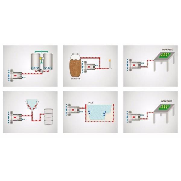 380V - 415V Side Channel Air Ring Blower For Vacuum Cleaner 7.5kw