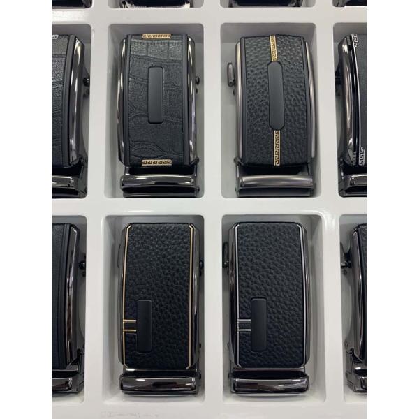 Auto Clip 38mm Belt Buckle Hardware Man/Women Black Nickle Free