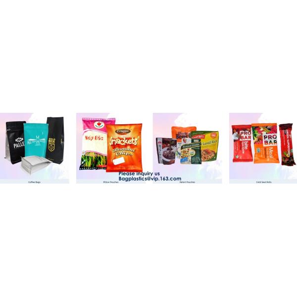 Laminated Plastic Foil Lined Potato Chips Snack Pillow Pouches Bags,Zipper Stand Up Plastic Biodegradable Food Packaging