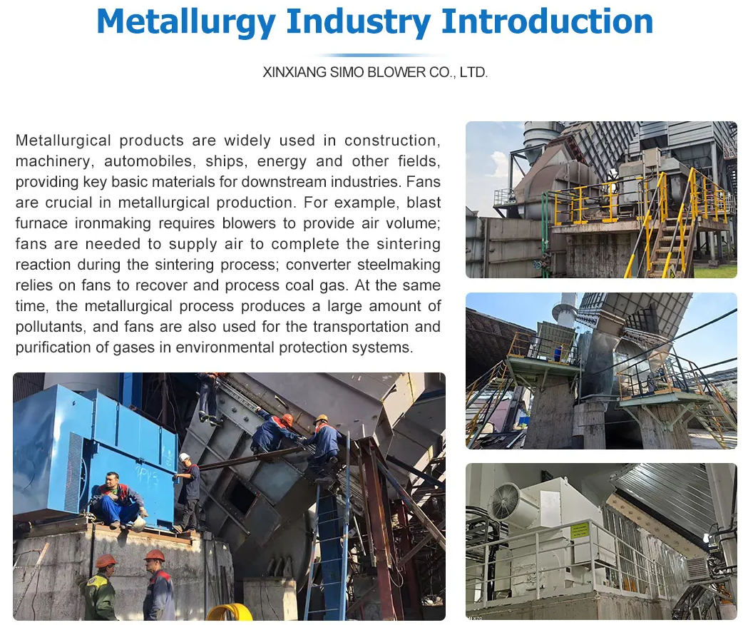 Customized high-efficiency centrifugal fans for aluminum plants
