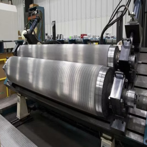 Peripheral Heating Corrugator Roll HRC58 Hardness Industrial Rollers For Sale