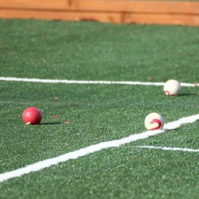 Monofil Artificial Golf Grass / Gateball Basketball Golf Synthetic Grass Good Elasticity